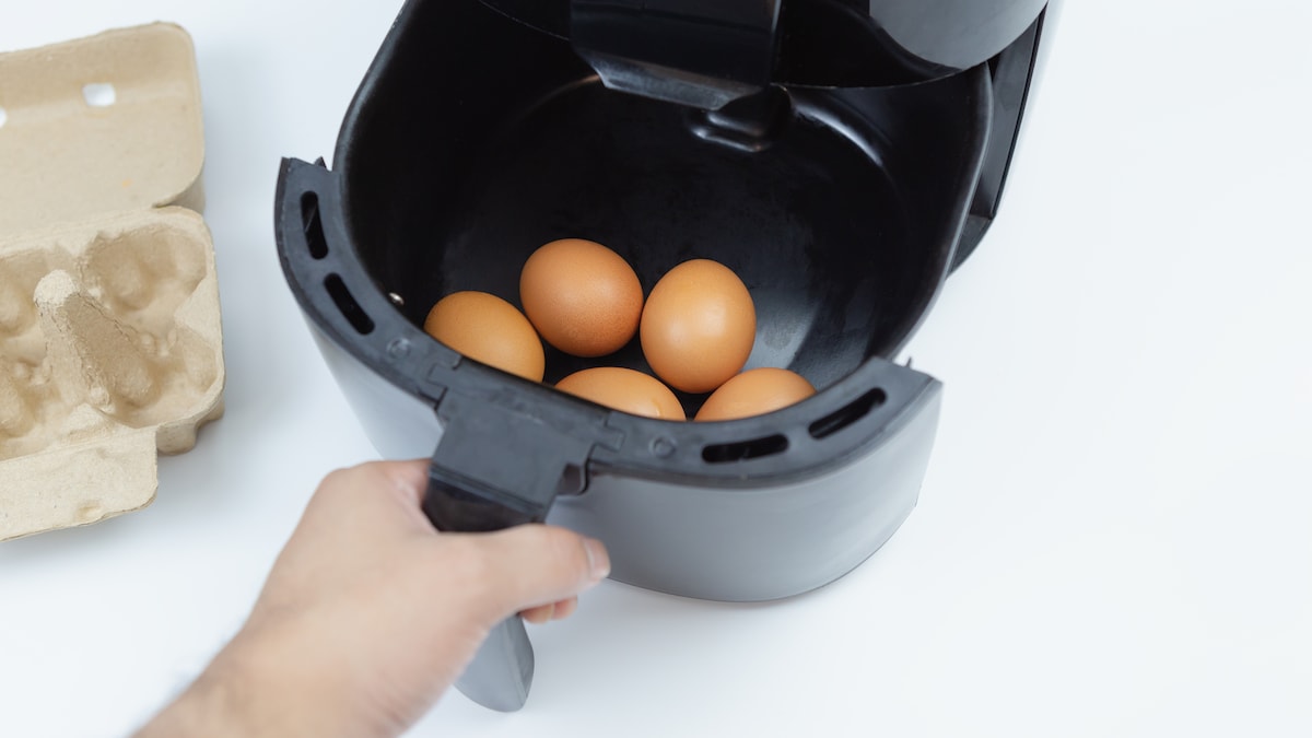 Eier im Airfryer kochen