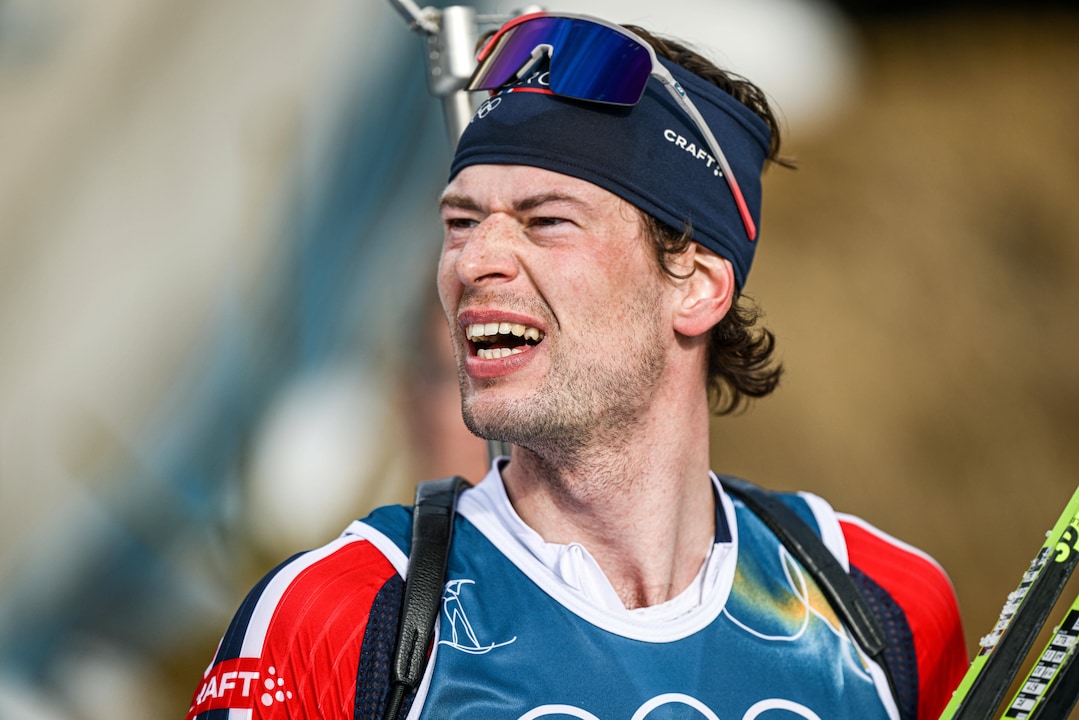 Biathlon star Sturla Holm Laegreid