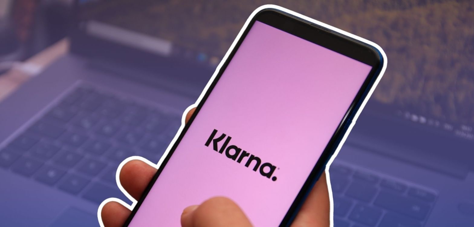 Logo Klarna su uno smartphone