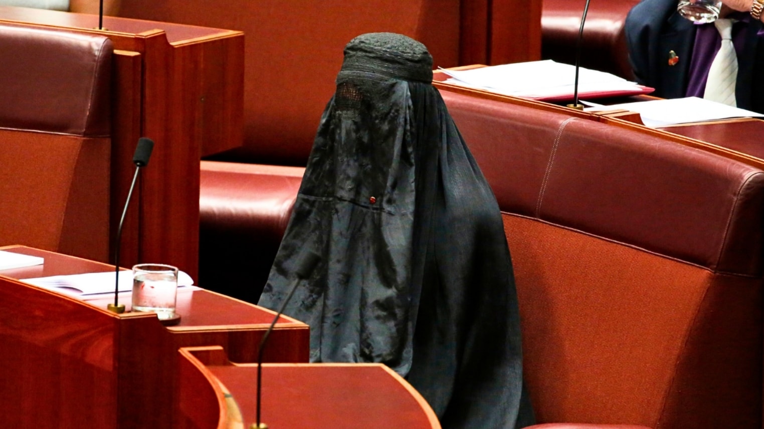 Heftige Kritik an Burka-Auftritt: Hansons Provokation sorgt für Eklat im Parlament