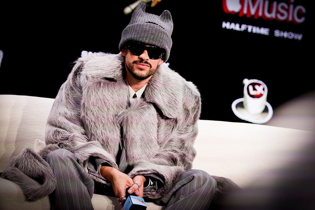 Bad Bunny en la rueda de prensa del entretiempo en San Francisco