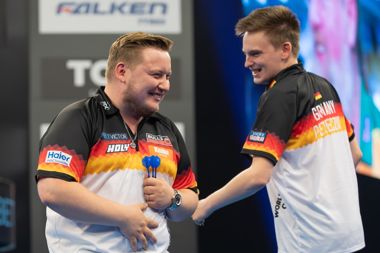 Martin Schindler (izq.) y Ricardo Pietreczko parten para Alemania