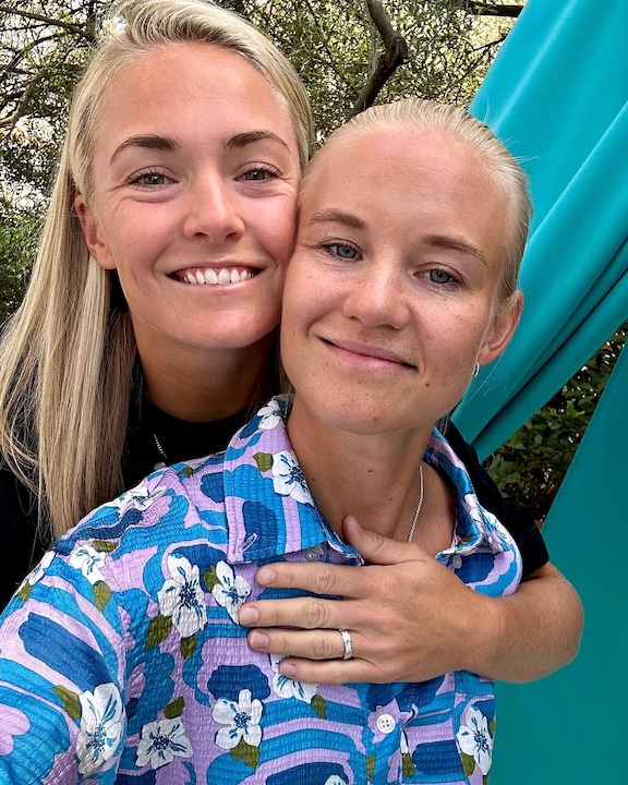 Magdalena Eriksson and Pernille Harder