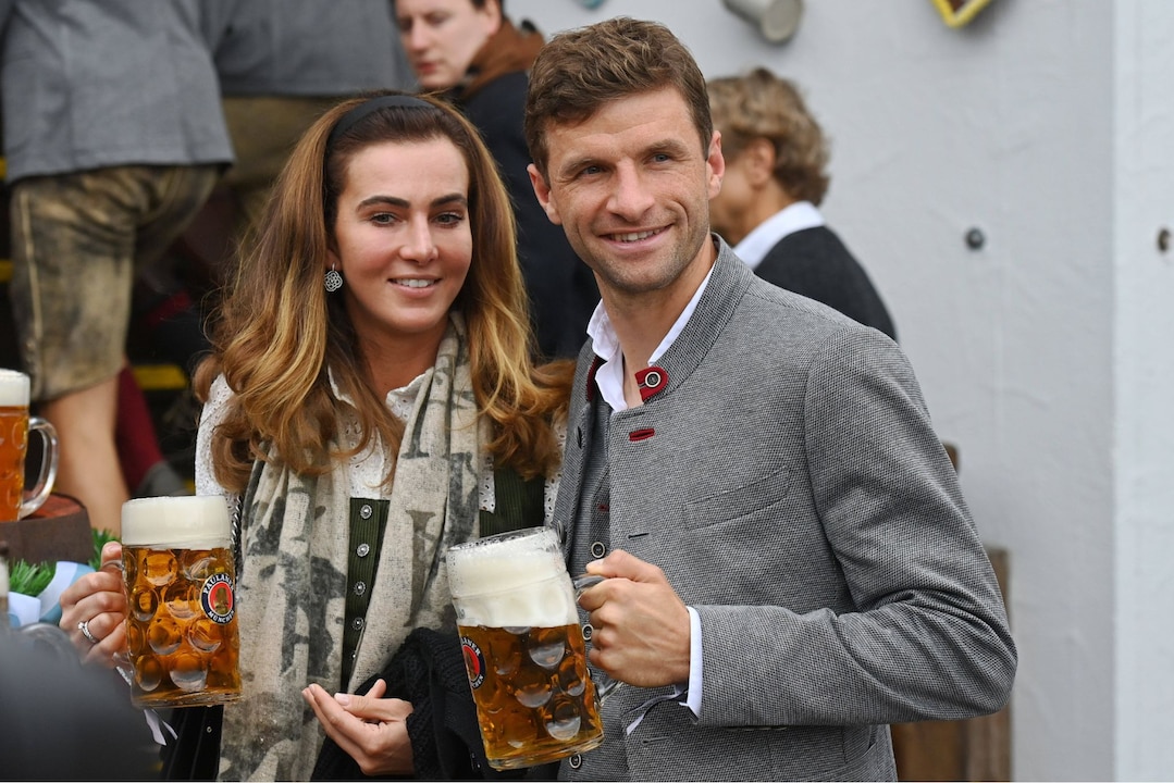 Thomas Müller and his wife Lisa.