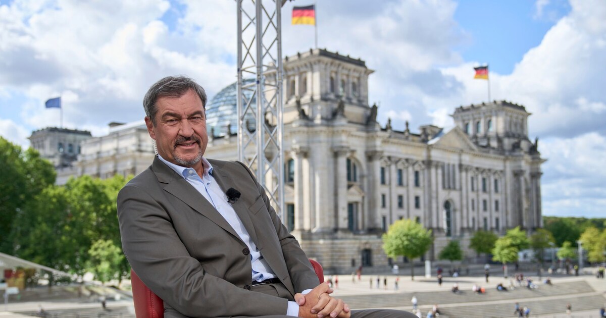 Söder wants to cut taxes and gives Merz an “A+.”