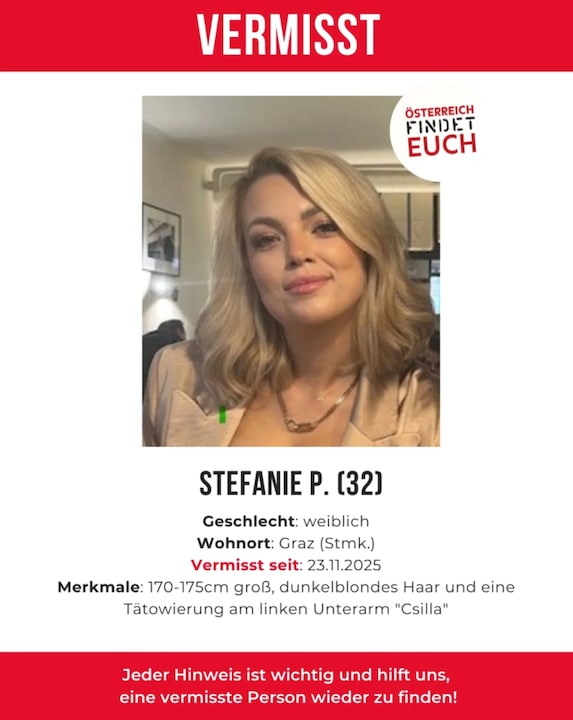 Stefanie P. wird vermisst.
