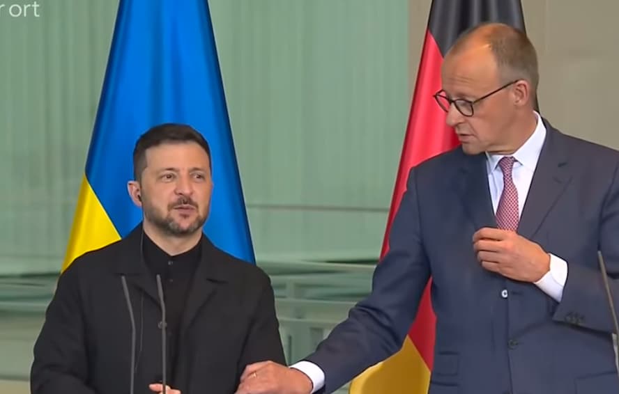 Friedrich Merz und Ukraine-Präsident Wolodymyr Selenskyj