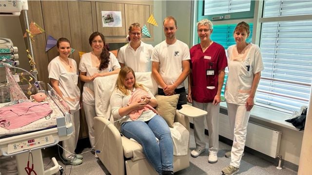 Médico sobre bebê prematuro Marie: