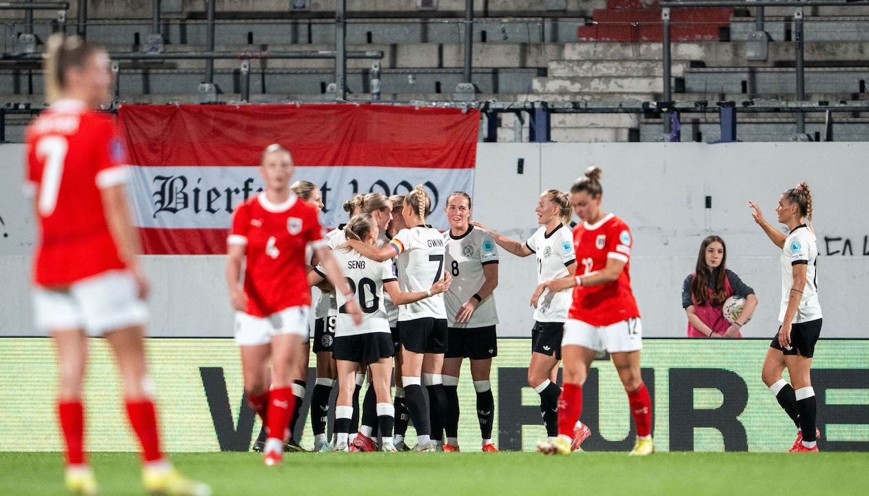 The German national team clearly wins the last game before the European Championship