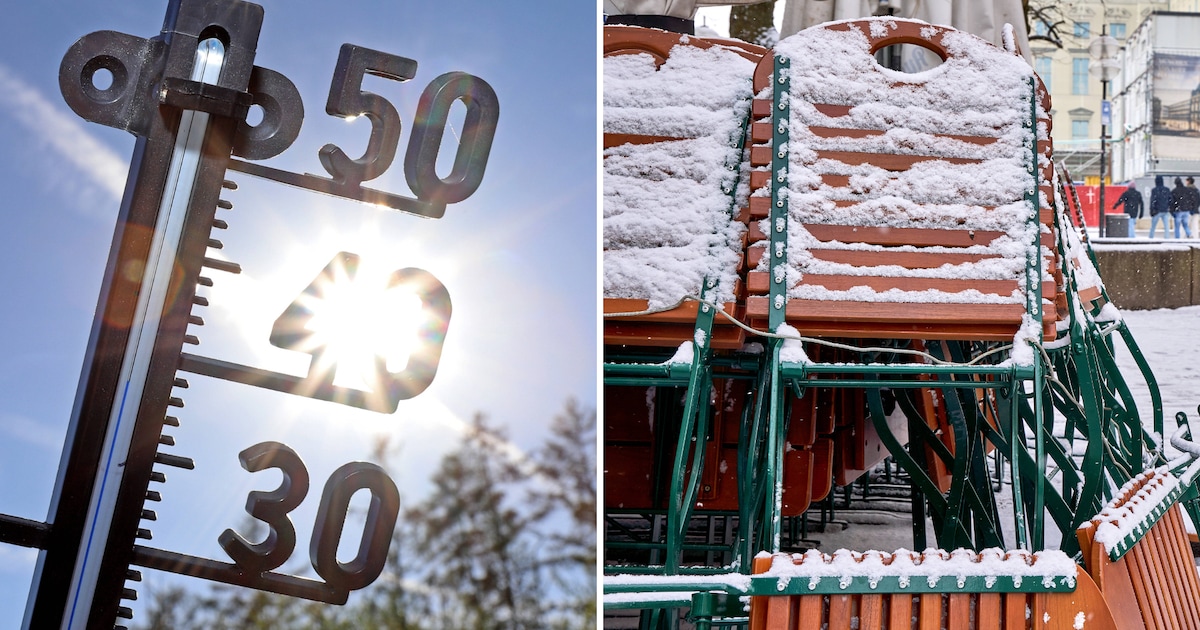 30 degrees are coming next week - | then Father's Day will bring snow ...
