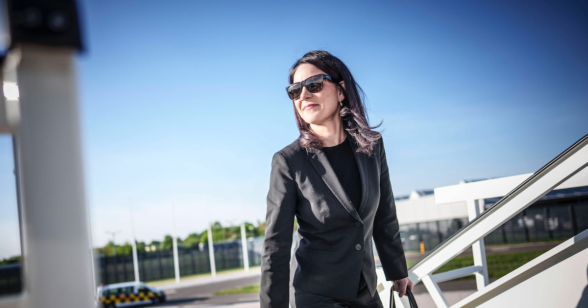 Auf letzter Amtsreise zieht Annalena Baerbock alle Blicke auf sich