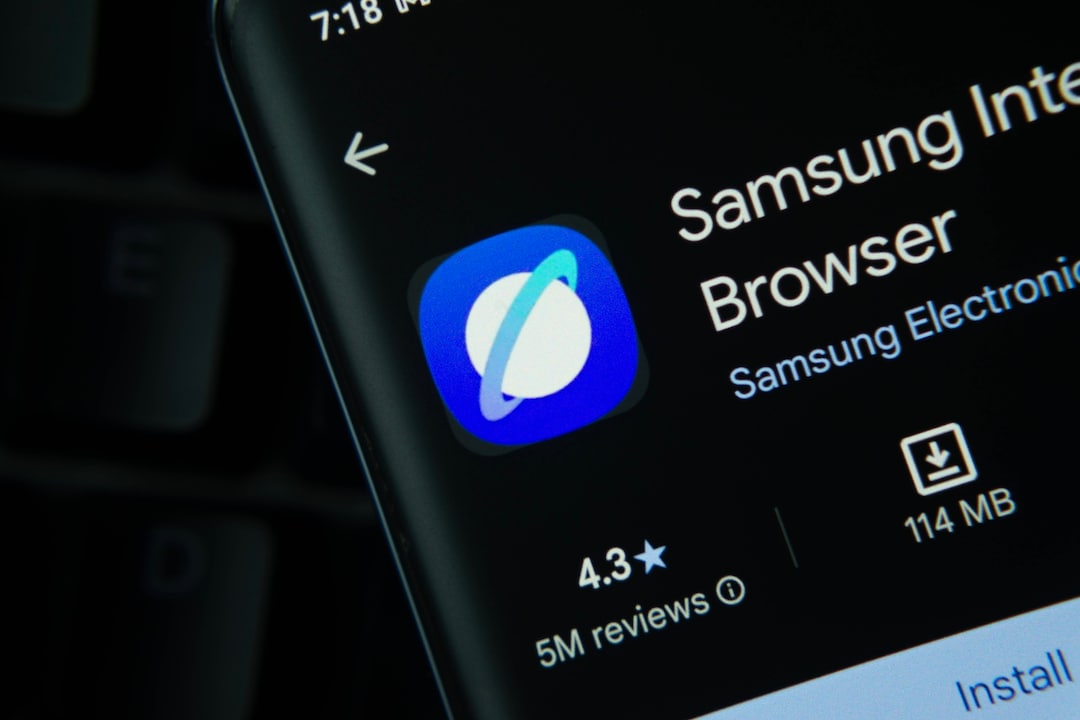 Samsung's Android browser bears the name for the first time on new Galaxy devices "Samsung Browser.” (symbol image)