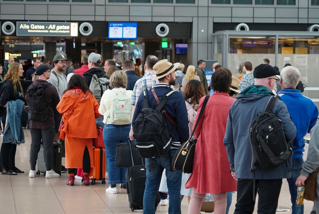 Passengers at the airport
