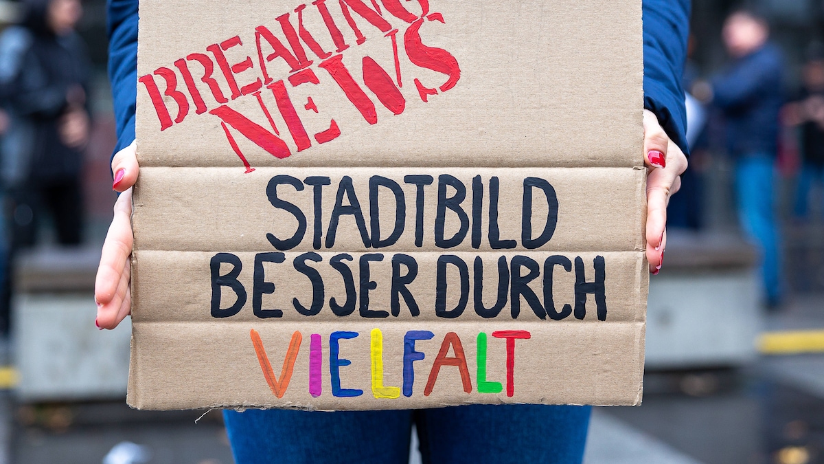 Stadbild-Protest