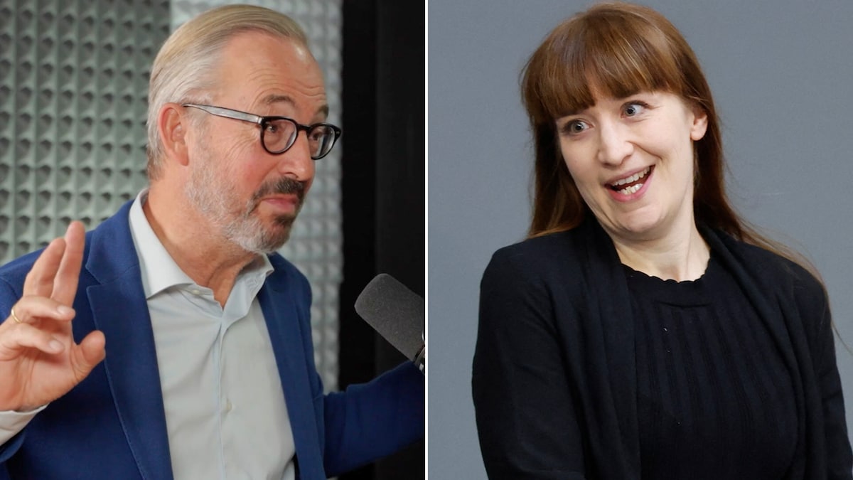 Carolin Blüchel und Jan Fleischhauer moderieren gemeinsam den Podcast „Der Schwarze Kanal“