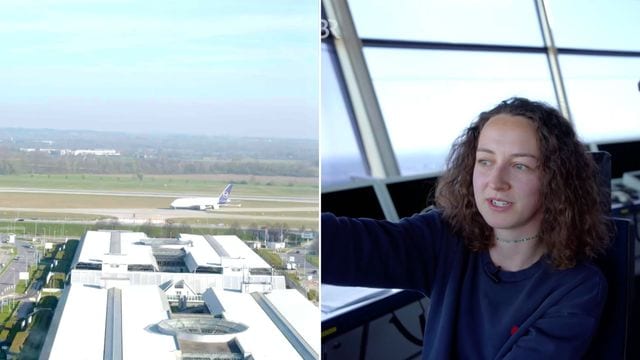 Als Flugzeugreifen platzt, muss Fluglotsin Anna (27) im Tower schnell reagieren
