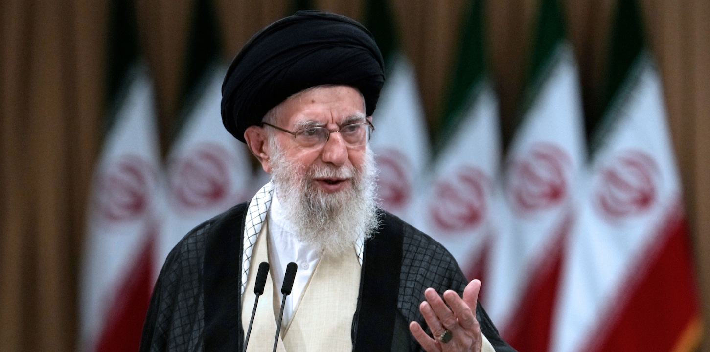 De Iraanse religieuze leider ayatollah Ali Khamenei