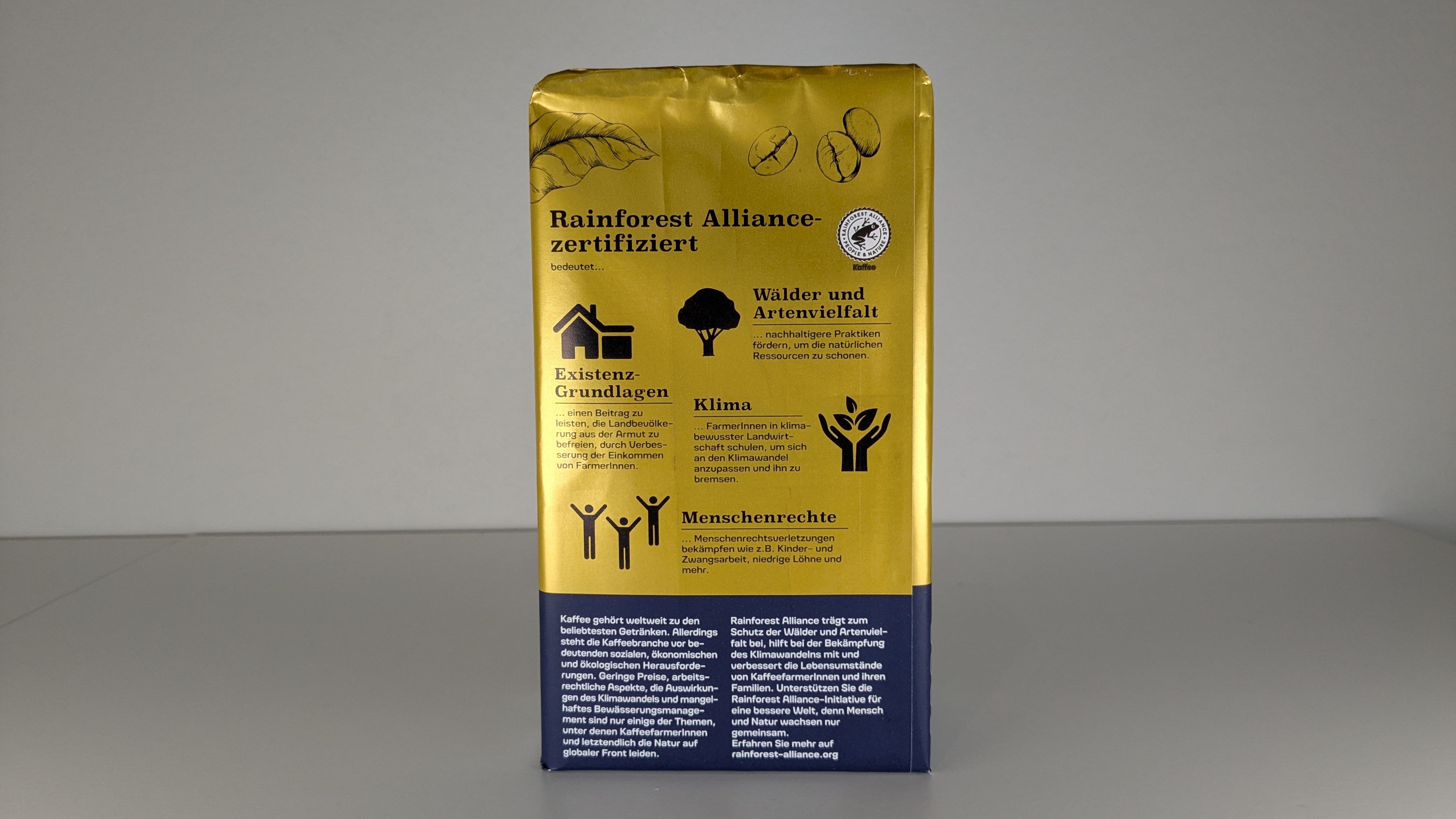 Edeka Herzstücke Selection 500 Gramm von hinten.