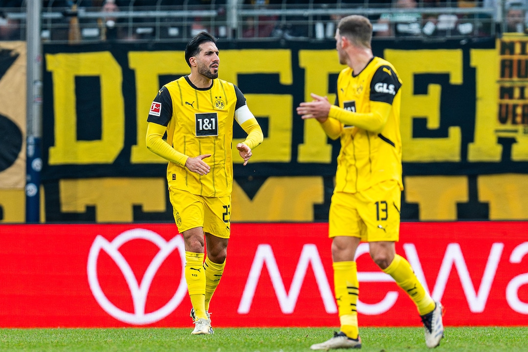 Kapitän Emre Can versucht seine Mannschaft wieder aufzubauen