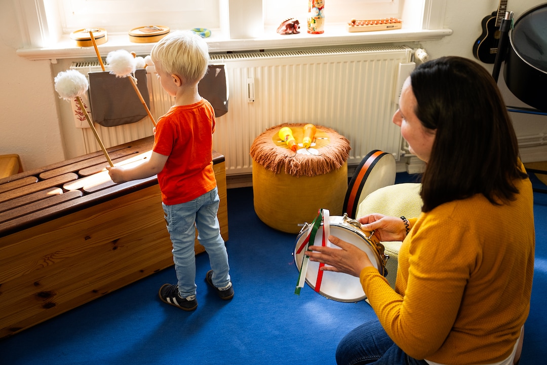 Musikttherapie bei Ankerland.