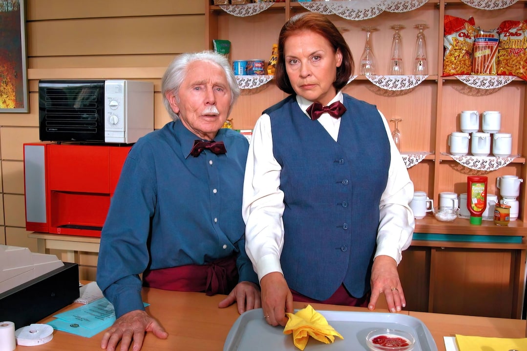 Ursula Karusseit und Schauspieler Fred Delmare