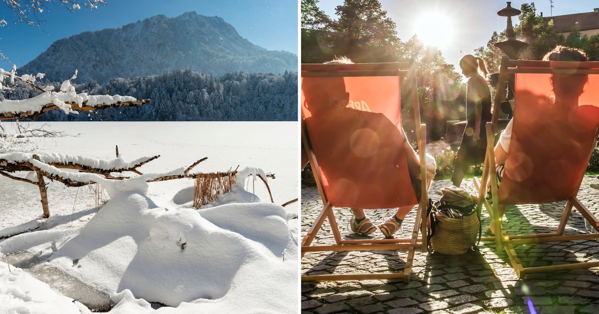 Summer temperatures and fresh snow: Weather chaos in southern Germany