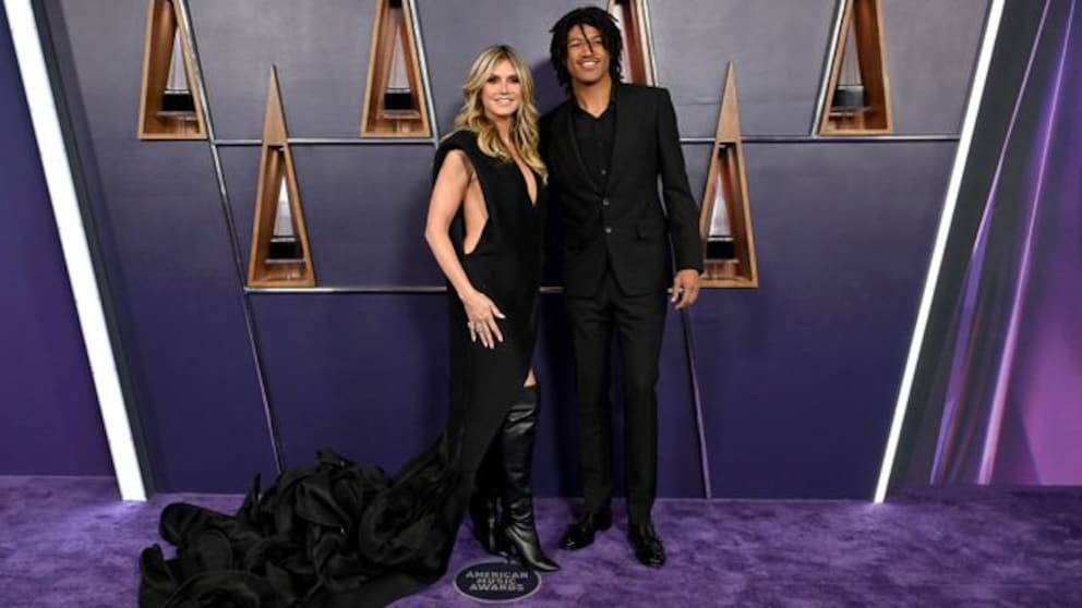 Seltener Mutter-Sohn-Auftritt: Heidi Klum und Sohn Henry tanzen durch ...