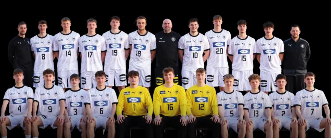 The squad of the German U18/19 national team