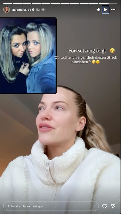 Über die Bilder von früher kann Laura Maria Rypa nur lachen.