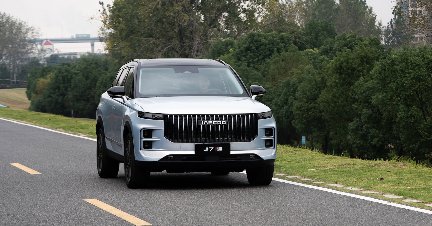 O Jaecoo 7 é o novo carro-chefe híbrido da montadora chinesa Chery, construído em Wuhu e desenvolvido para o mercado europeu.