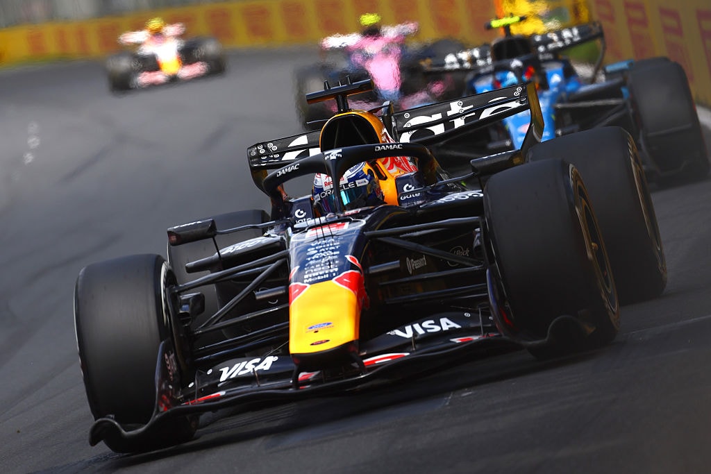 Max Verstappen worked his way up to sixth place in the race