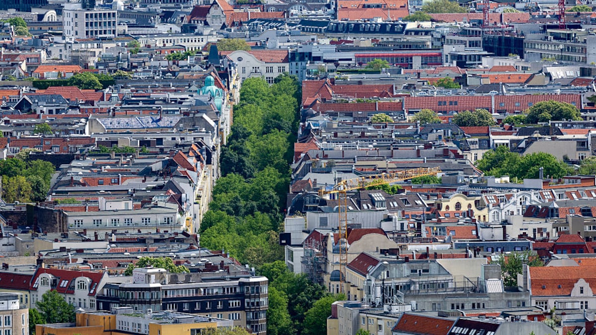 Eine Straße, viele Bäume - ja, das ist Berlin-Wilmersdorf