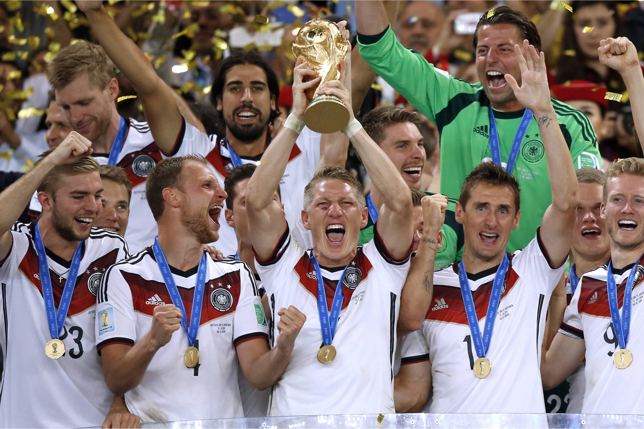 Nicht nur Schweinsteiger: In Sachen Liebe haben die Weltmeister von 2014 einige Höhen und Tiefen erlebt.