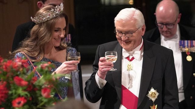 Charles & Camilla empfangen Steinmeier zum Staatsbankett