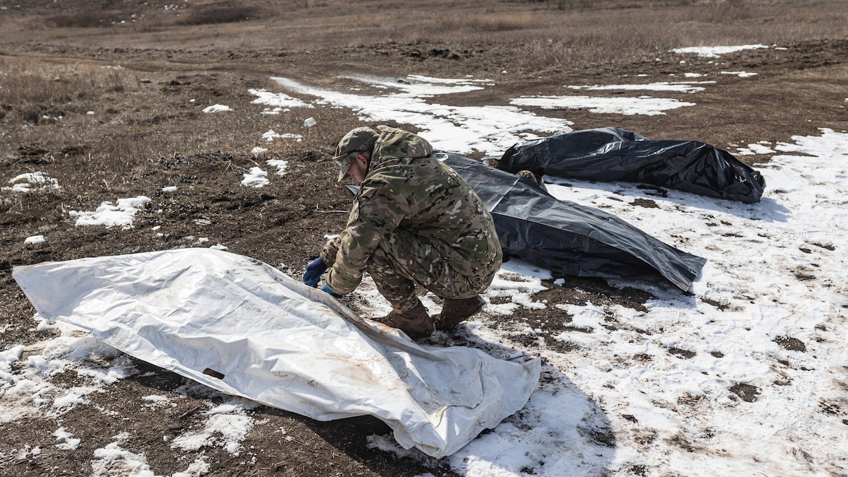 Ein russischer Soldat berichtet auf „X“ von den verheerenden Verlusten seiner Einheit nahe Tschassiw Jar.