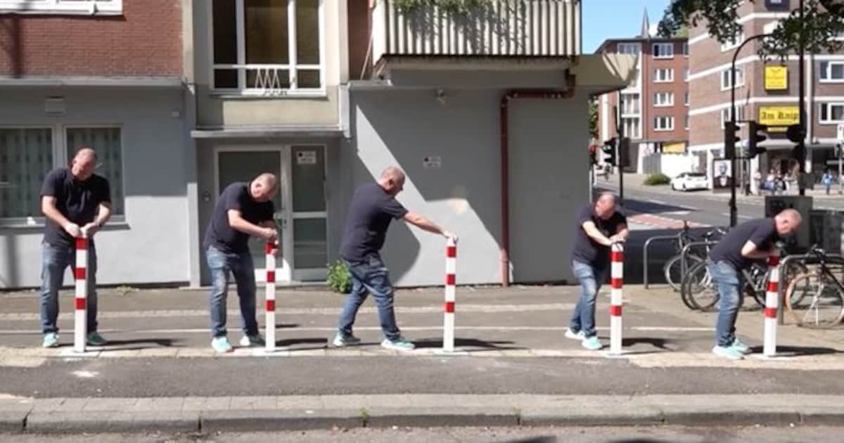 Jörg verweigert 12.000-Euro-Umbau - Stadt stellt Poller vor seine Parkplätze