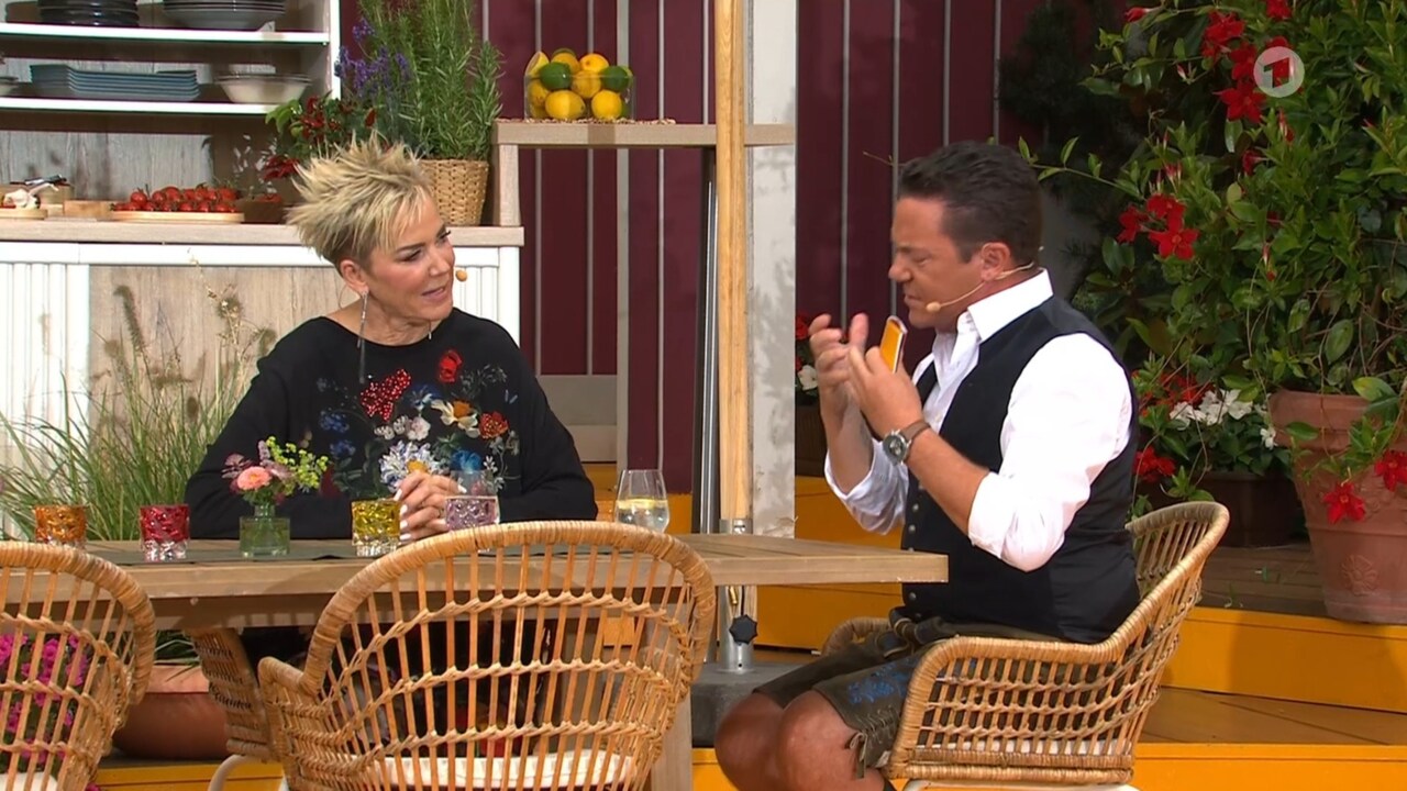 Inka Bause und Stefan Mross bei "Immer wieder sonntags".