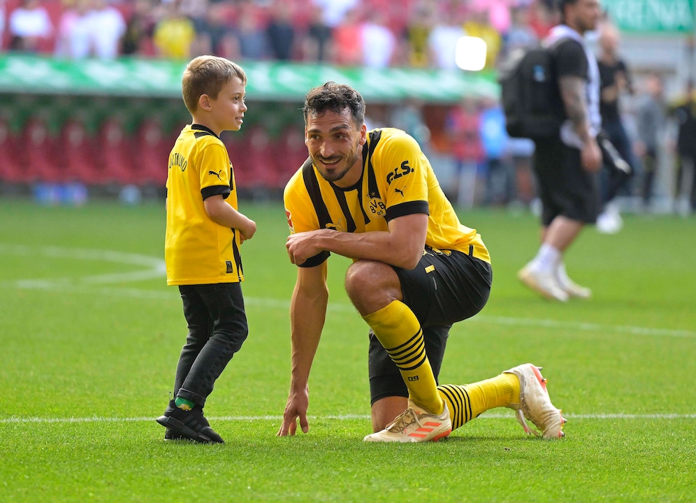 O filho de Mats Hummels, Ludwig, queria