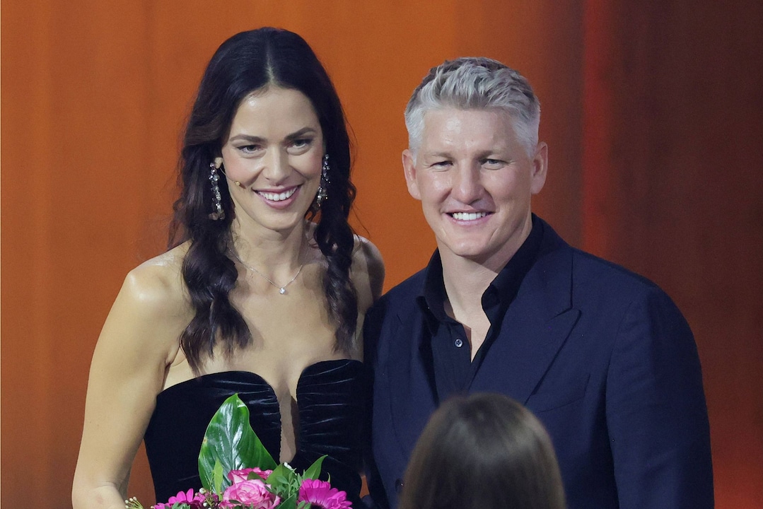 Bastian Schweinsteiger with wife Ana Ivanovic