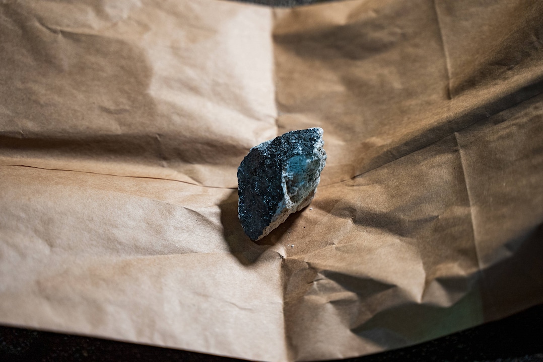 Part of the meteorite debris that flew over Koblenz.