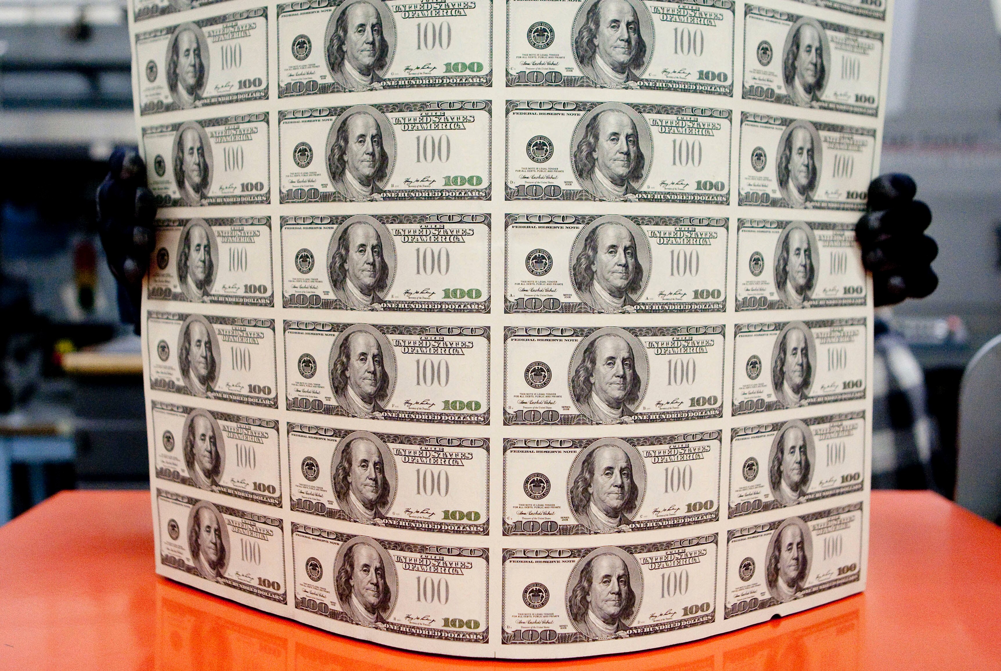 Currency At The Bureau Of Engraving And Printing