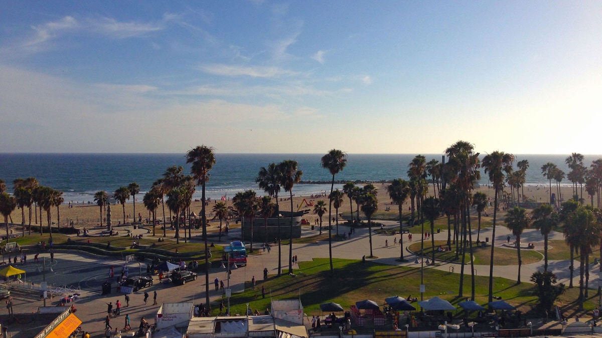 Sonnenuntergang in Venice Beach