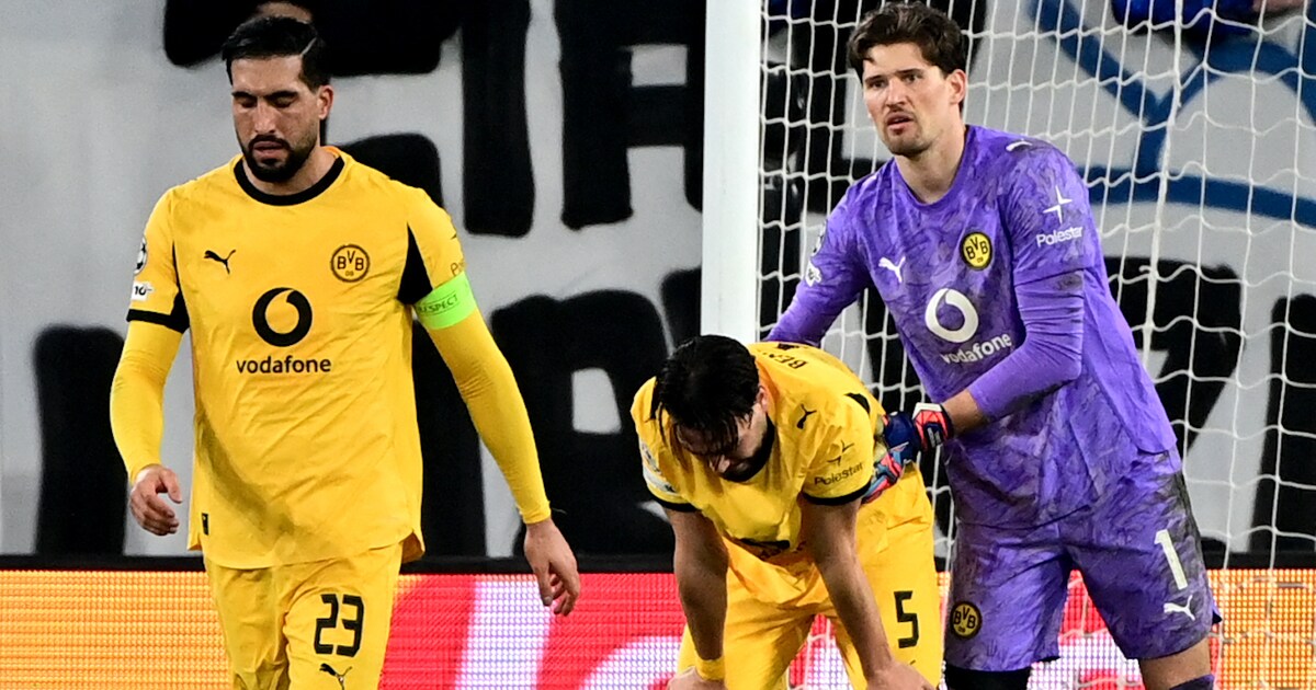 Seven BVB professionals fail in the fiasco in Bergamo