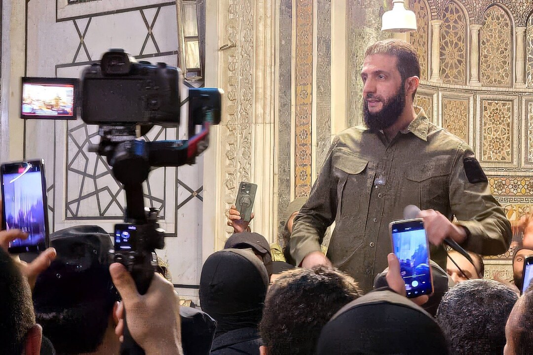 Abu Muhammad al-Dscholani, Anführer der HTS-Miliz.
