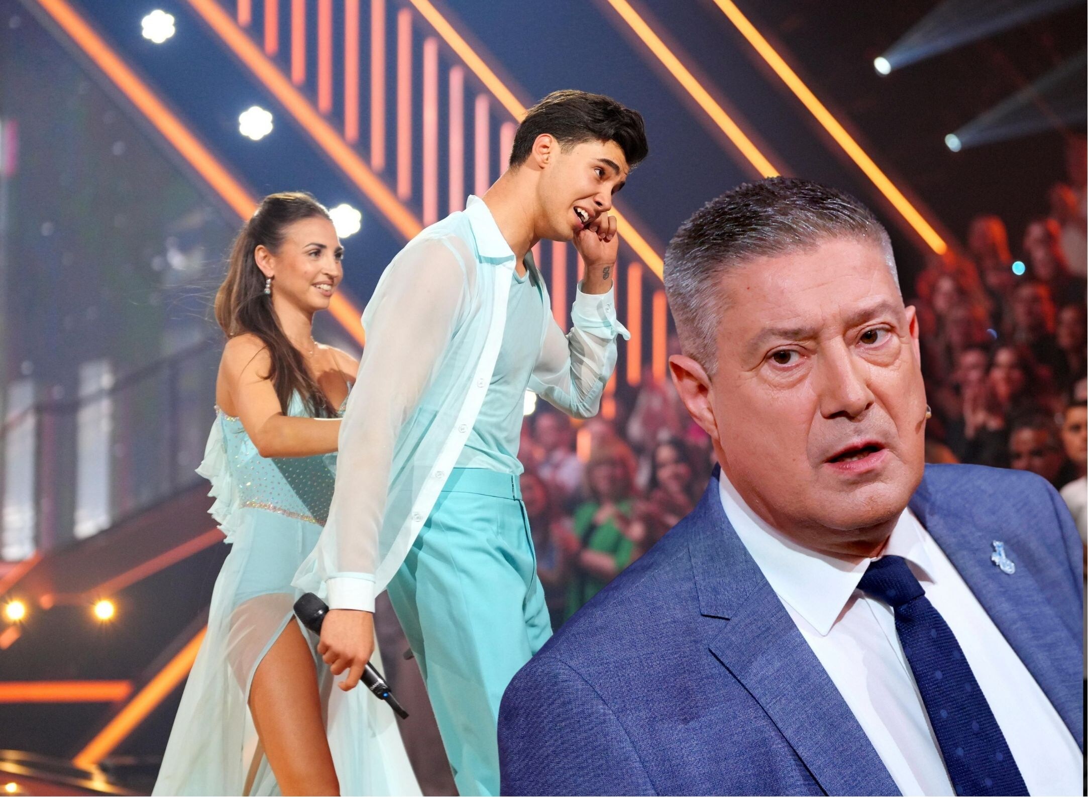 Joachim Llambi muss nach einem emotionalen "Let's Dance"-Tanz von Diego Pooth Fingerspitzengefühl beweisen. (Fotomontage)