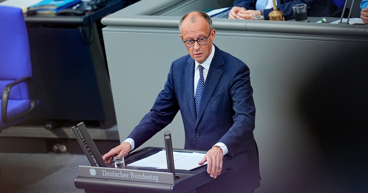 Merz's government statement: he remains pale at the central point