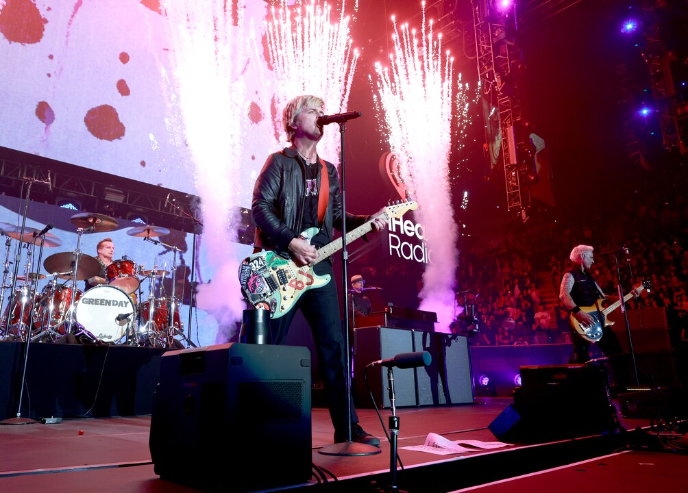 La banda californiana de punk rock Green Day con su líder Billie Joe Armstrong