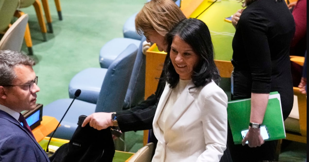 Secret ballot in New York: Baerbock has a new top UN job - | 21 countries ...