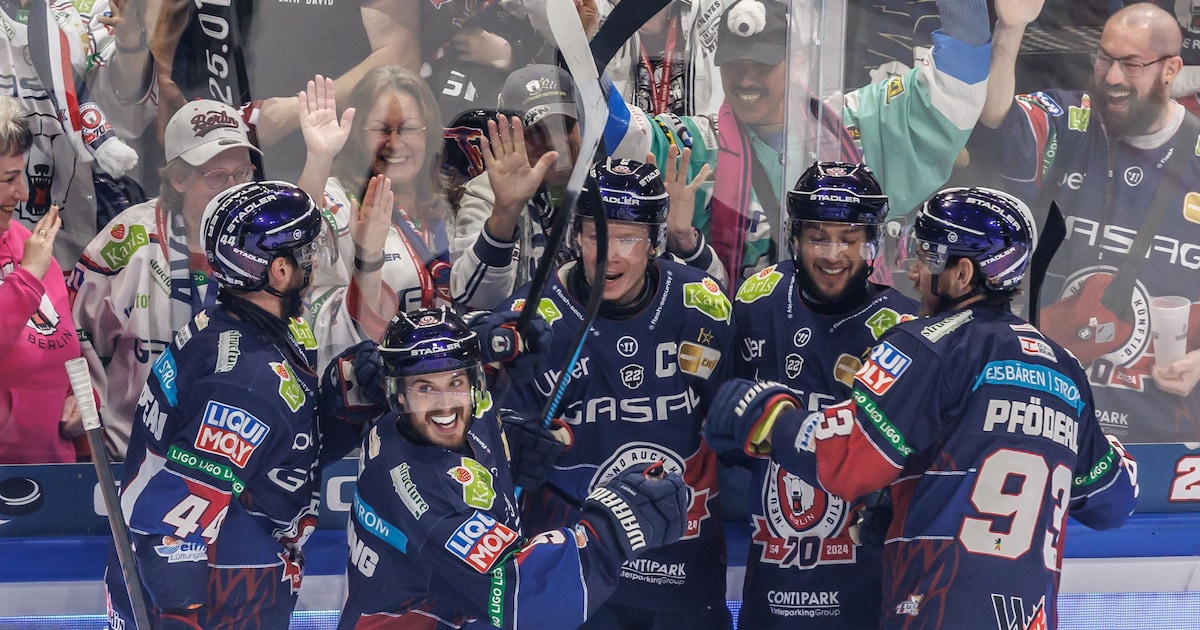 7:0-Kantersieg gegen Kölner Haie: Eisbären Berlin sind deutscher Eishockey-Meister