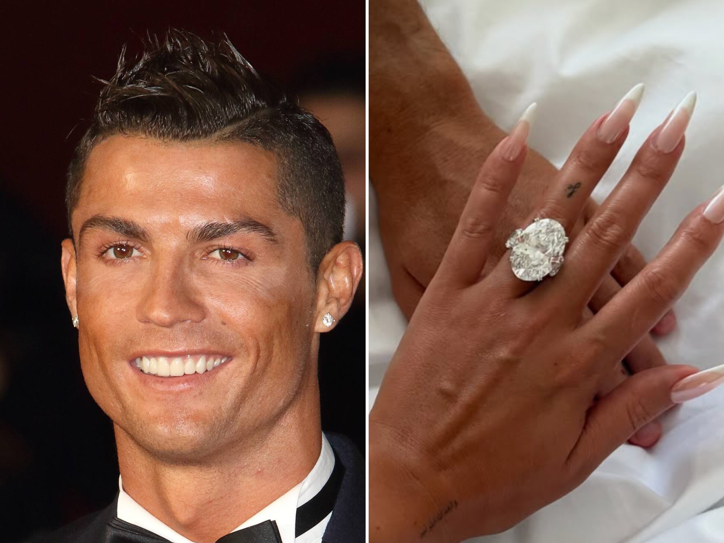 Preis enthüllt: Cristiano Ronaldo schenkt Georgina Millionen-Verlobungsring - BUNTE